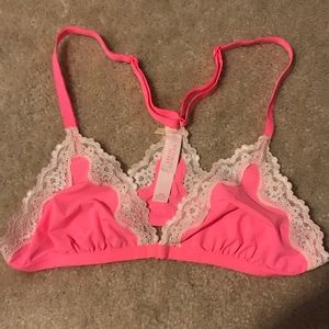 Victoria’s Secret pink lace bralette